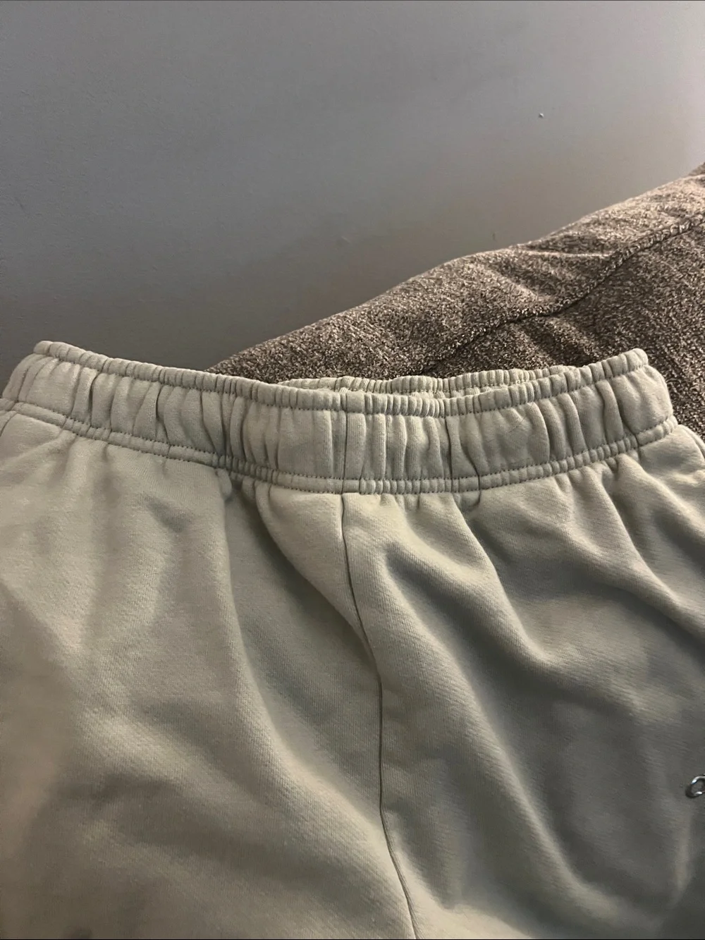 ALO Yoga Sage Green Track Pants with Embroidered Logo
